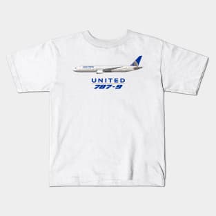 United 787-9 Kids T-Shirt